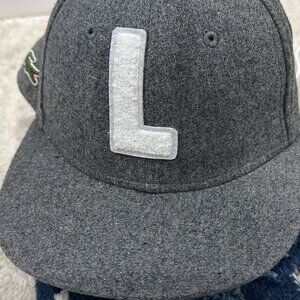 Lacoste Gray Felt Hat. Size Large